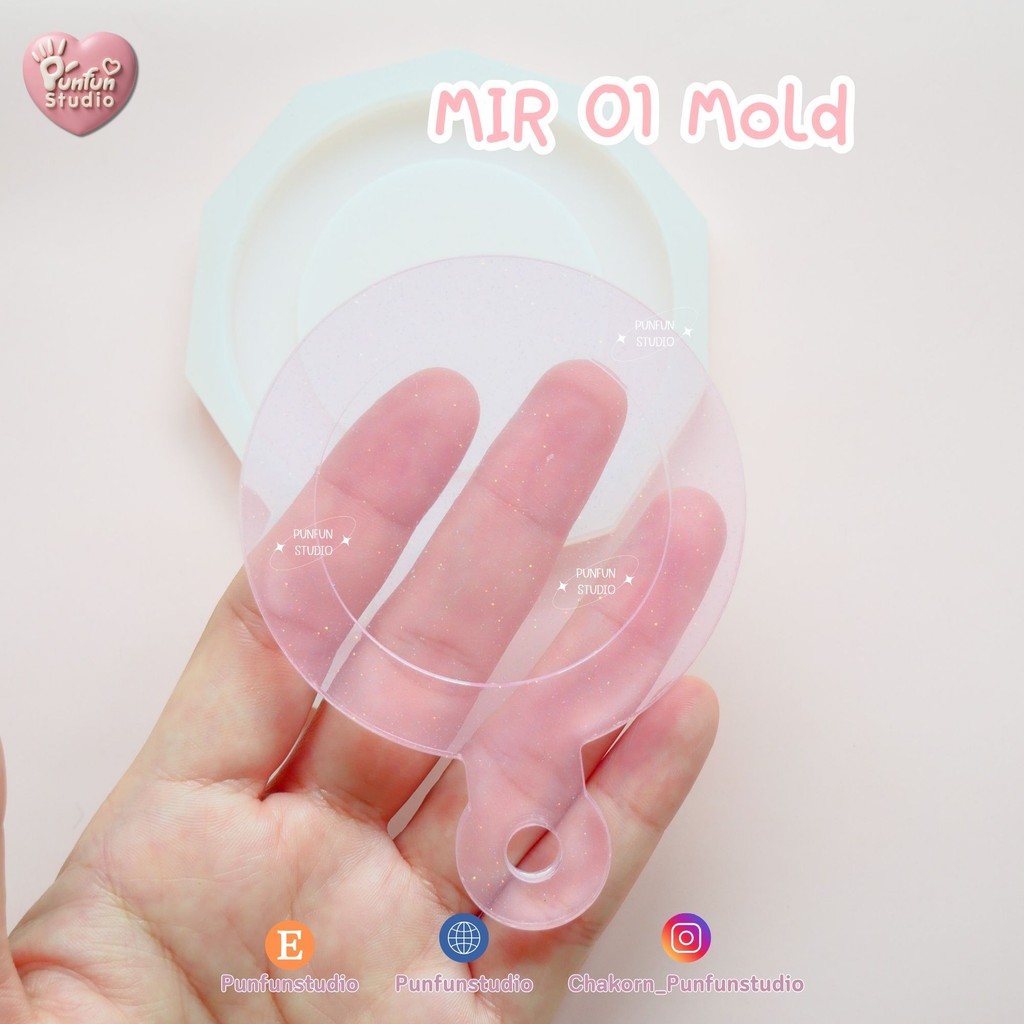 แม่พิมพ์กระจก MIR 01-03 Mold / พิมพ์กระจกห้อยพวงกุญแจ