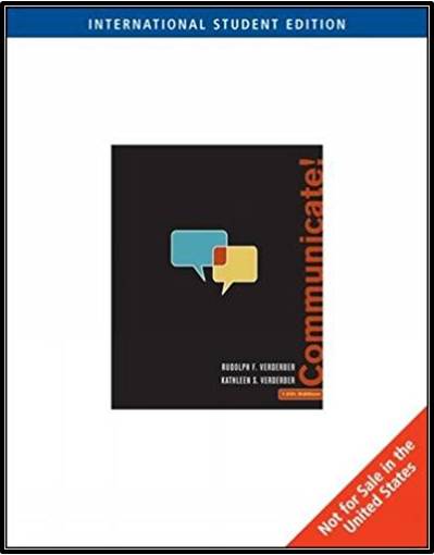 Communicate! (ISE) ISBN 9780495101796