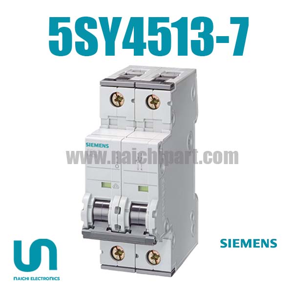 Siemens 5SY4513-7 circuit breaker 230 V 10kA, 1+N-pole, C, 13 A,