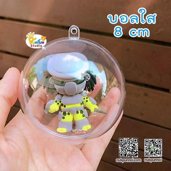 บอลใส 3 cm -6 cm - 8 cm- 10 cm (เฉพาะบอล)