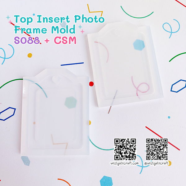 แม่พิมพ์ซิลิโคน SHAKE S088 Top Insert Photo Frame Mold + CSM