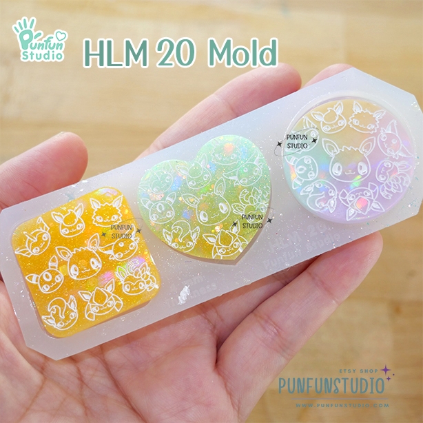 HLM 20 / Hologram Mold / Use with Epoxy resin / Silicone Mold