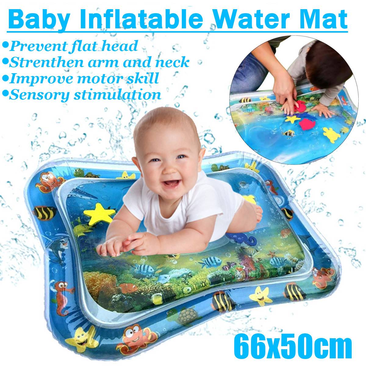 MUISUNGSHOP ของเล่นสำหรับเด็กเล็ก เสริมพัฒนาการด้านร่างกาย water playpen Water Mat