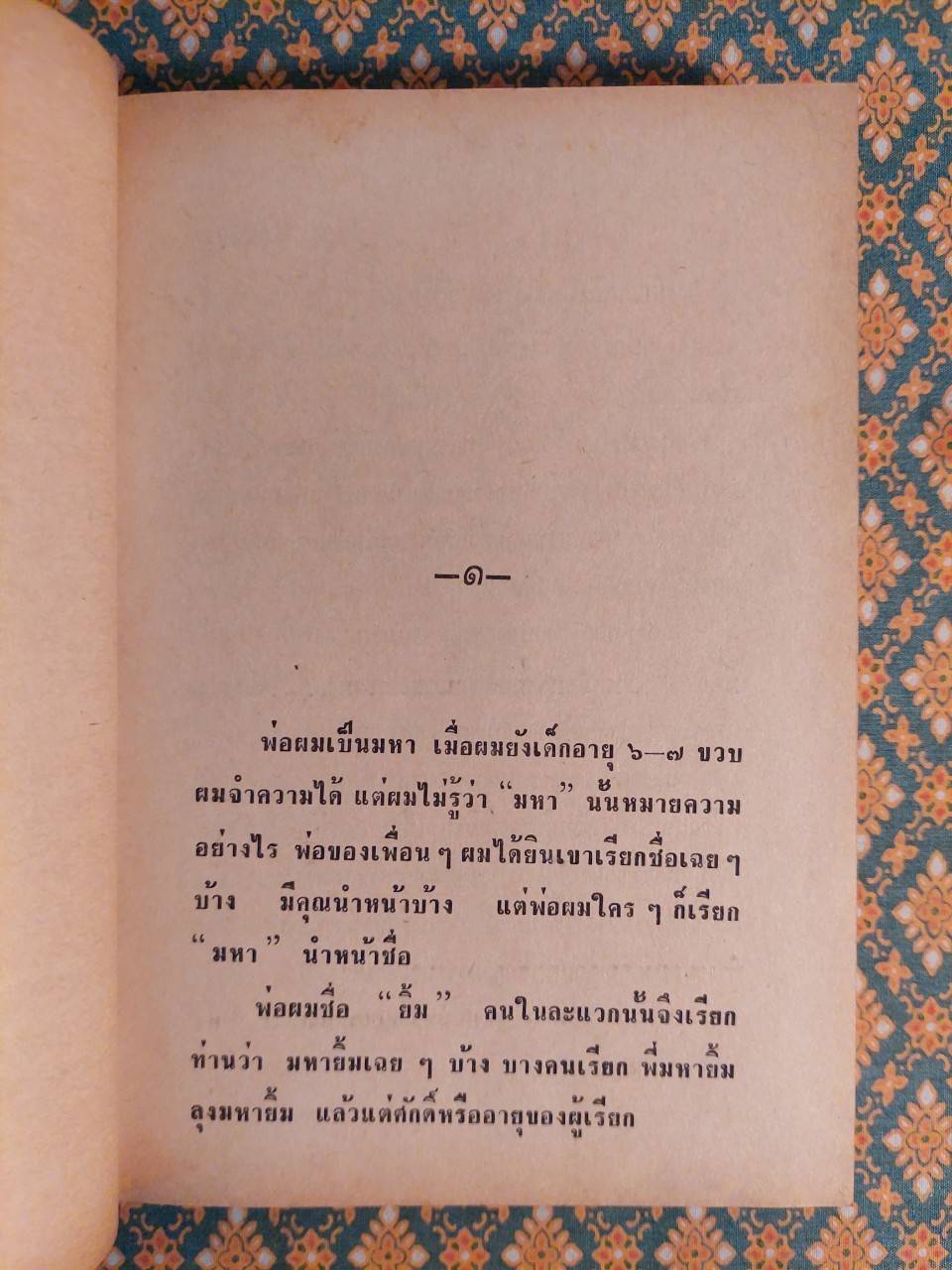 พ่อผมเป็นมหา