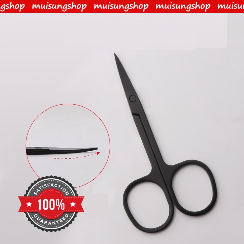 MUISUNGSHOP กรรไกรตัดขนคิ้ว กรรไกรเสริมสวย กรรไกรตัดขนจมูก งาน Premium