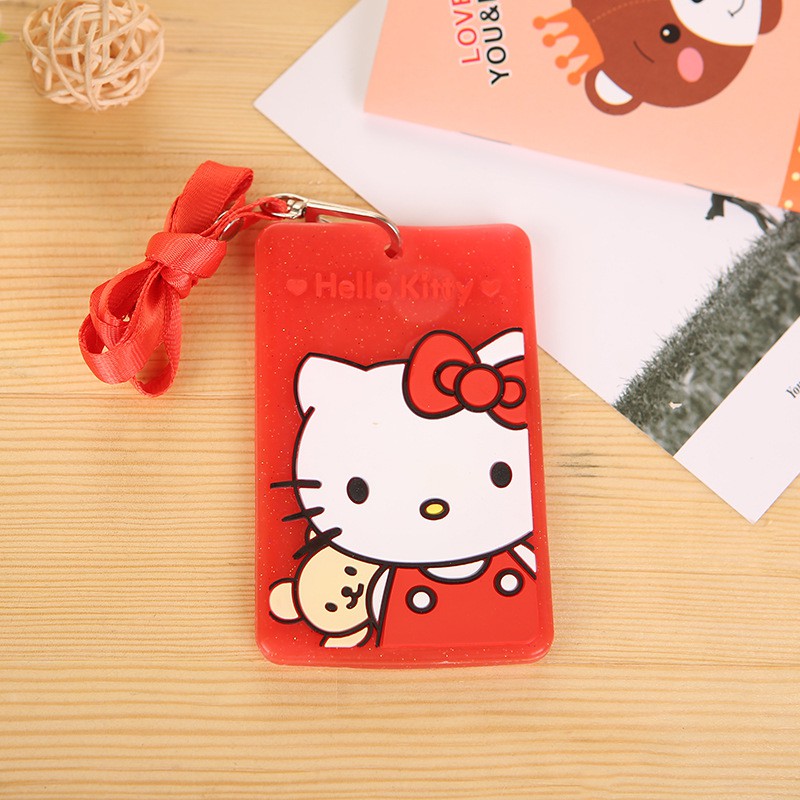 Muisungshop -back-ป้ายห้อยคอ ป้ายใส่บัตรพนักงาน พร้อมสายคล้องคอ ป้ายคล้องบัตรพนักงานลายการ์ตูน ที่ใส่การ์ดหอพัก