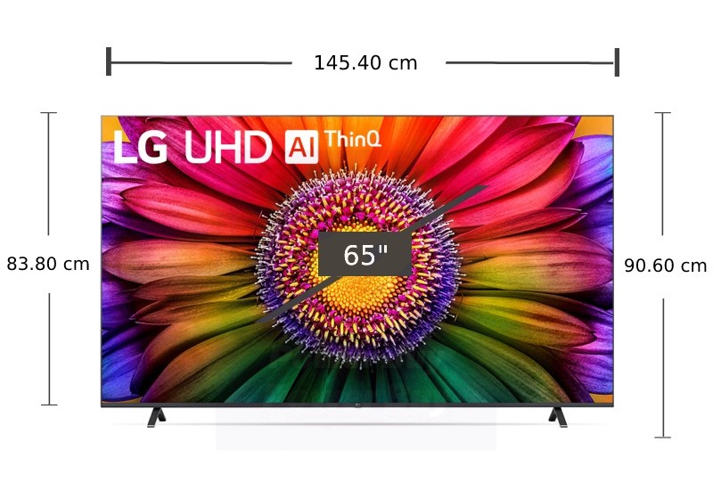 🔥 🔥LG ทีวี UR8050PSB UHD LED (65", 4K, Smart, ปี 2023) รุ่น 65UR8050PSB.ATM🔥 🔥
