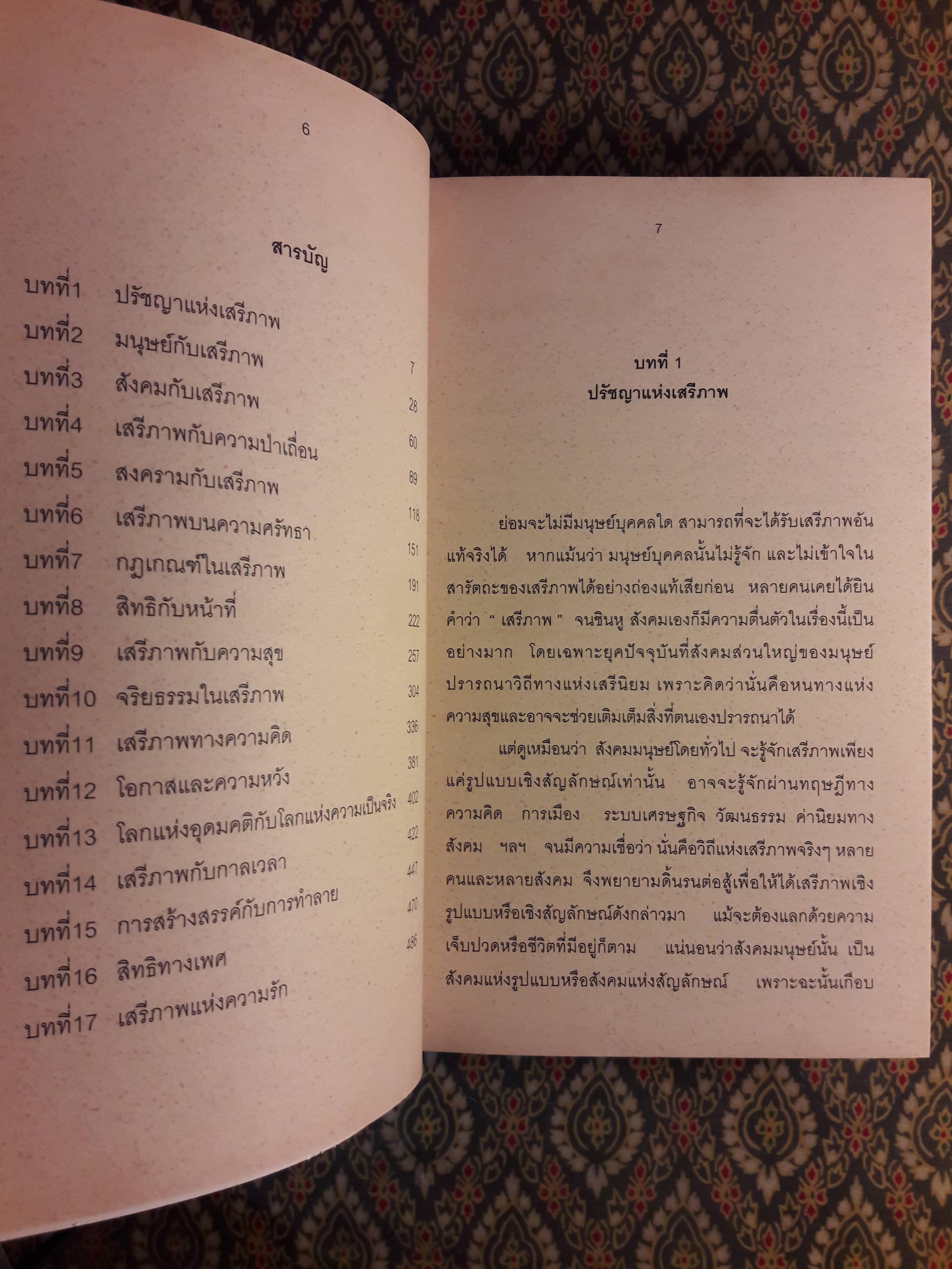 เสรีภาพที่ไร้เดียงสา An Innocent Freedom