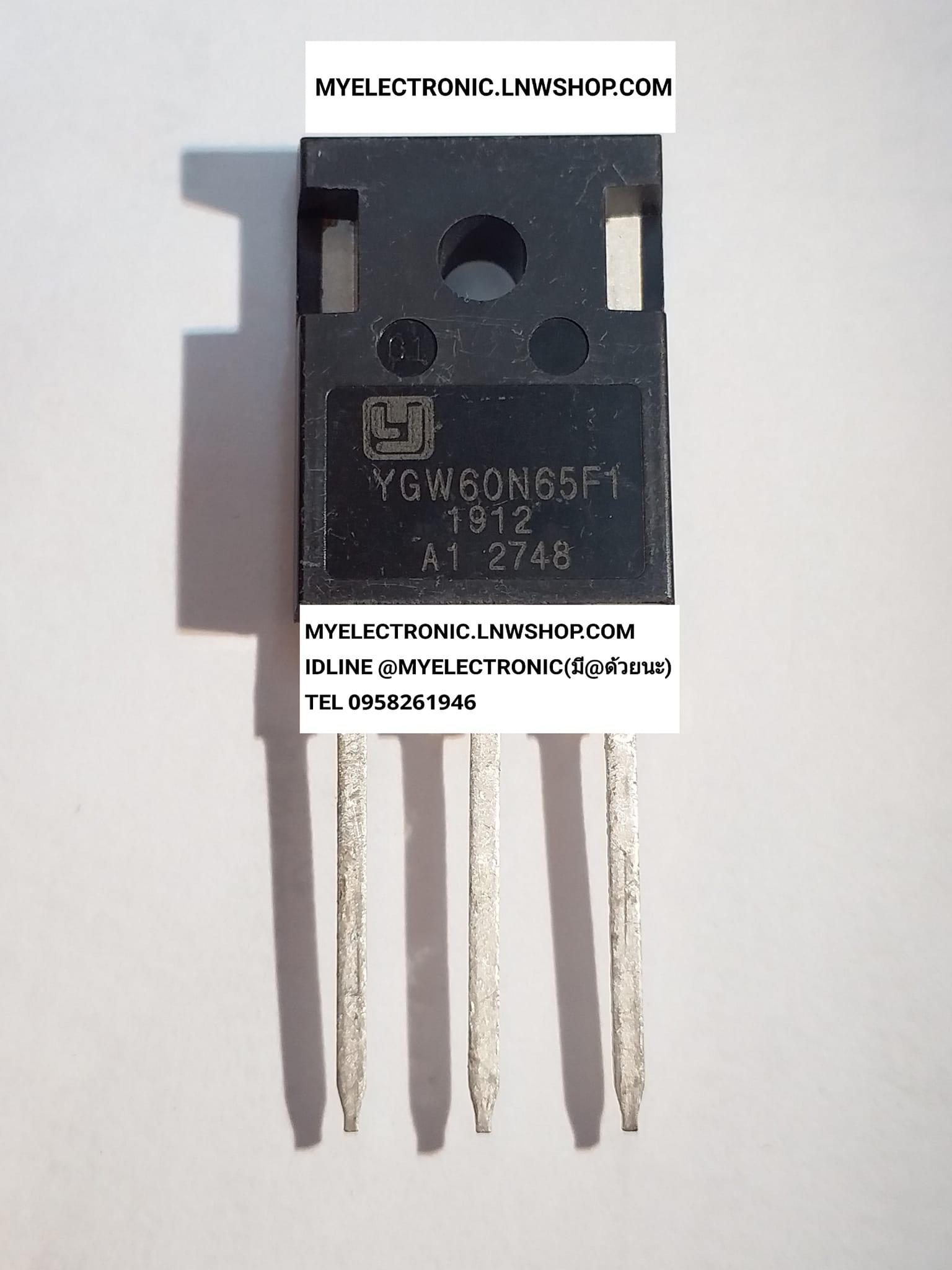 ขาย YGW60N65F1 ตัวถัง TO-247 ยี่ห้อ YGW60N65 F1 ราคา ตัวละ . . . หน่วย บาท