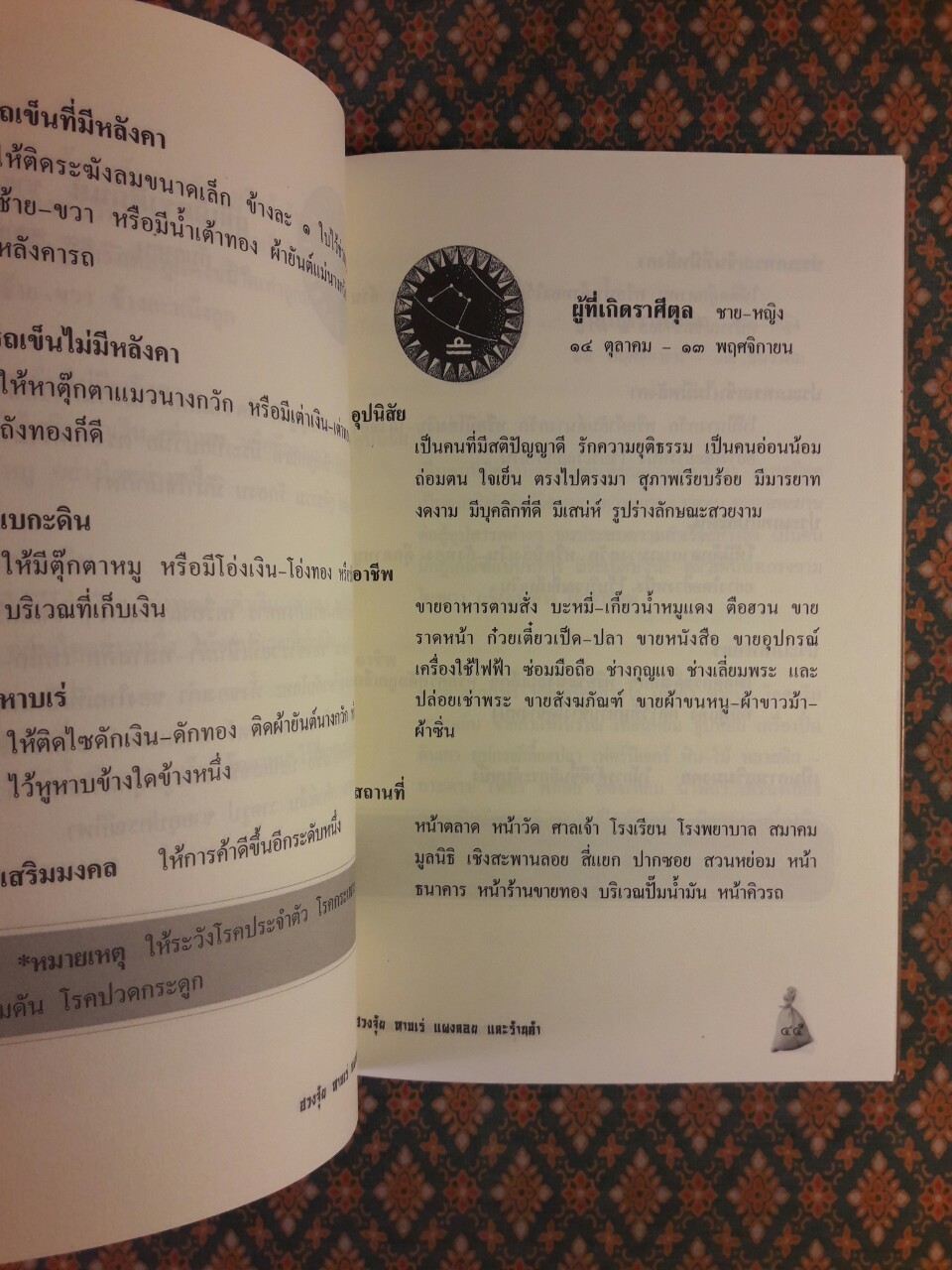 ฮวงจุ้ย หาบเร่ แผงลอย และร้านค้า