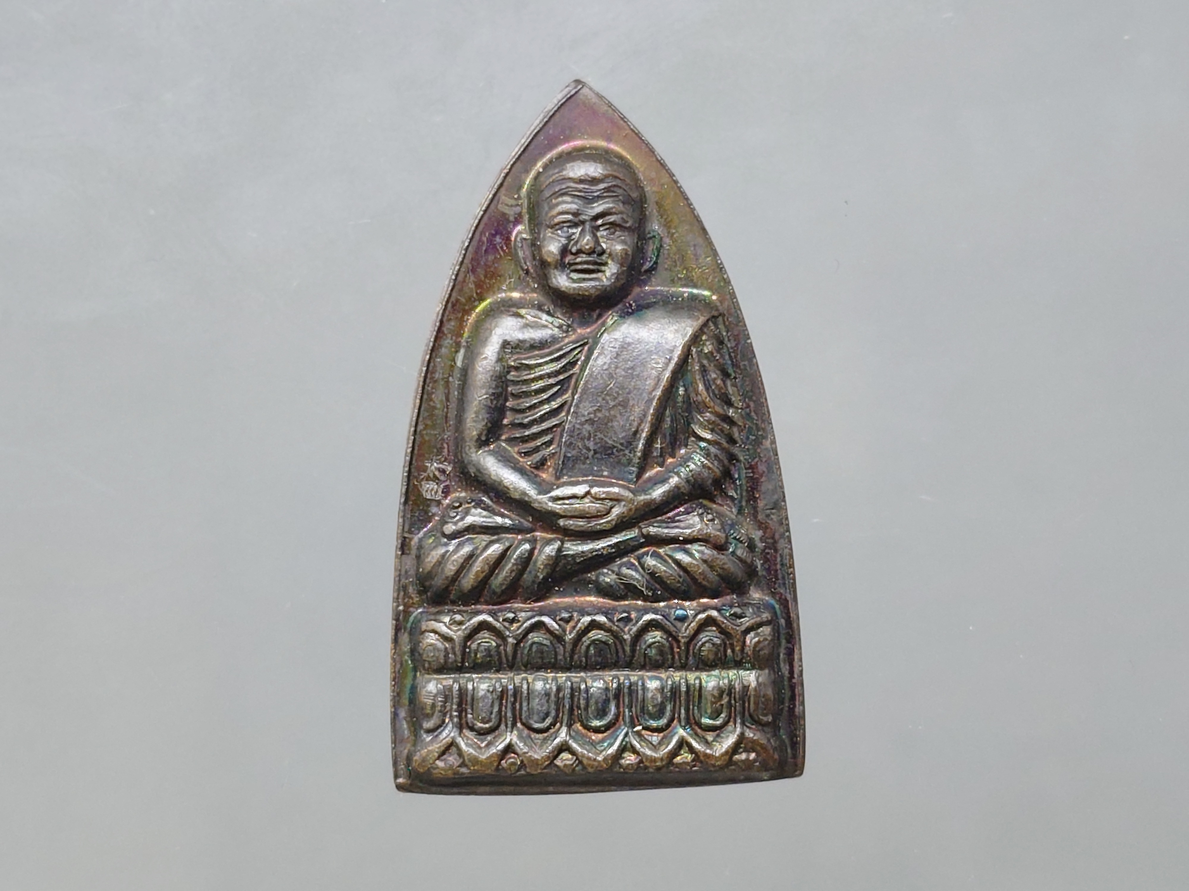 หลวงปู่ทวด พิมพ์เตารีด เนื้อทองแดง ครบรอบ 30 ปี วัดปราสาทบุญญาวาส ปี2536 พร้อมตลับเดิม