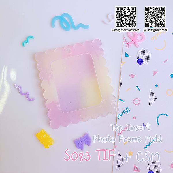 แม่พิมพ์เรซิ่น S083 TIF Top Insert Photo Frame Mold + CSM