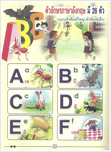แบบหัดเรียน ABC (ปอนด์)