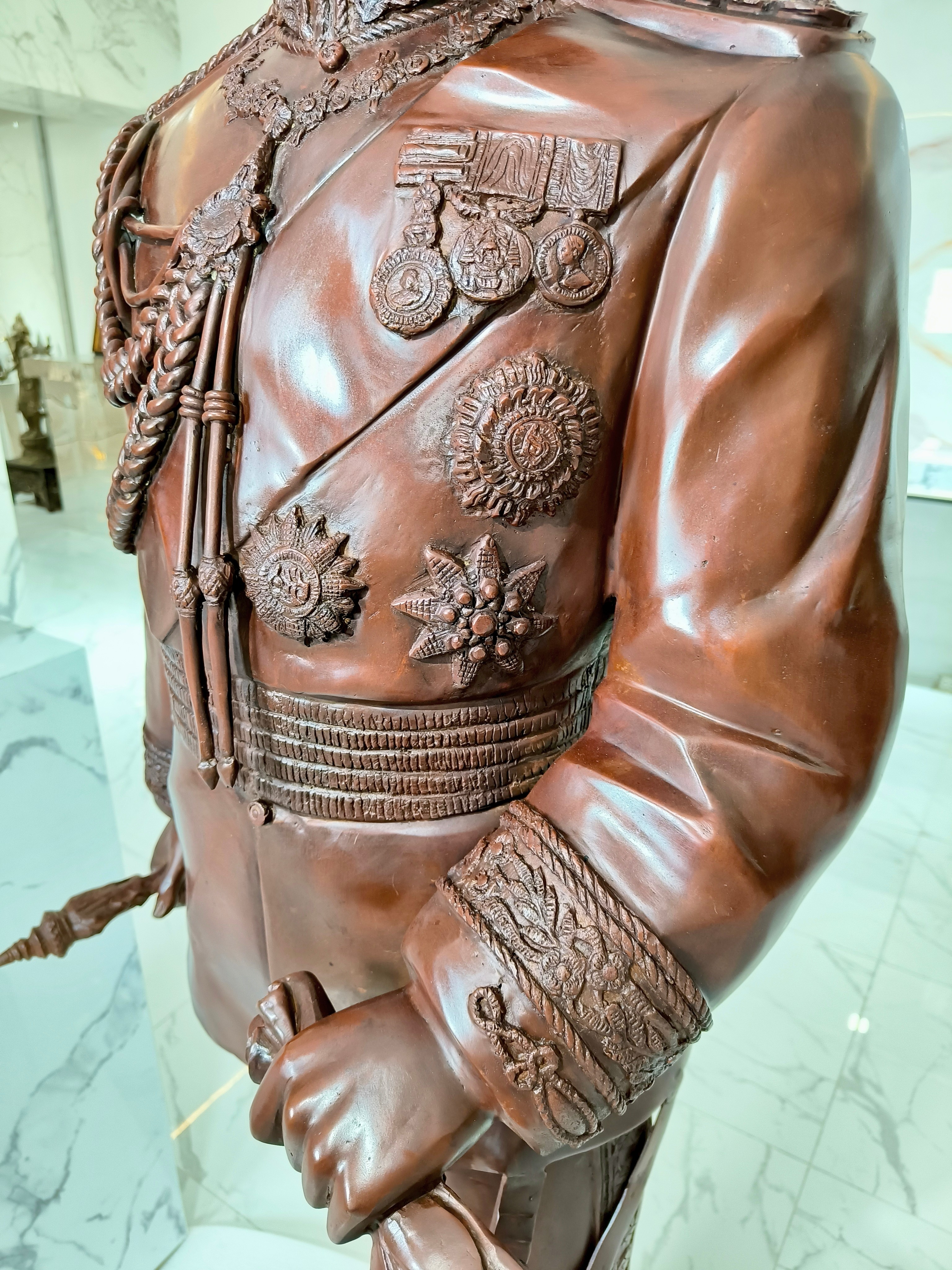 รูปหล่อ รัชกาลที่ 5 ร.5 สูง 2 เมตร พระปิยมหาราช พระบาทสมเด็จพระจุลจอมเกล้าเจ้าอยู่หัว