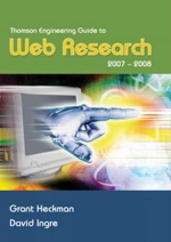 Thomson Engineering Guide to Web Research 2007-2008 1E ISBN 9780495295921