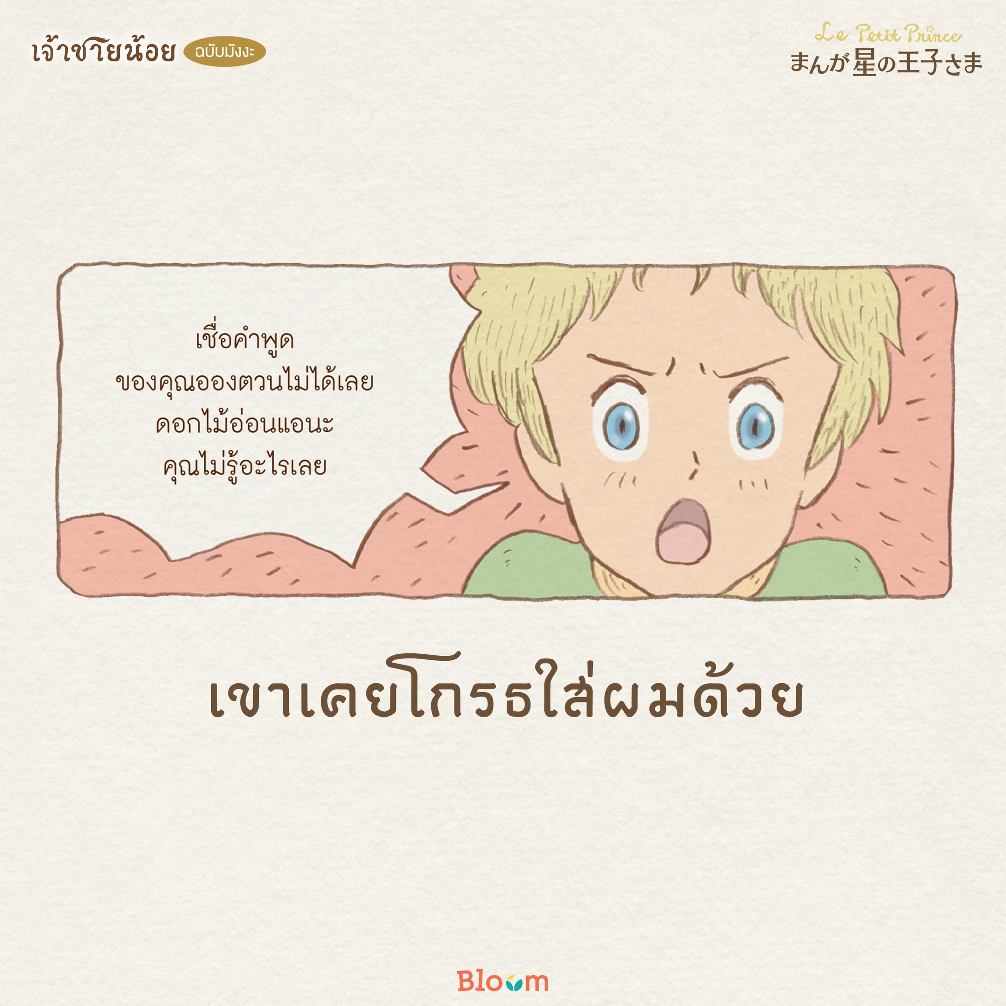 NANMEEBOOKS หนังสือ เจ้าชายน้อย (ฉบับการ์ตูน) *หนังสือเป็นเวอร์ชั่นภาษาไทย : Bloom ฮีลใจ ความเรียง