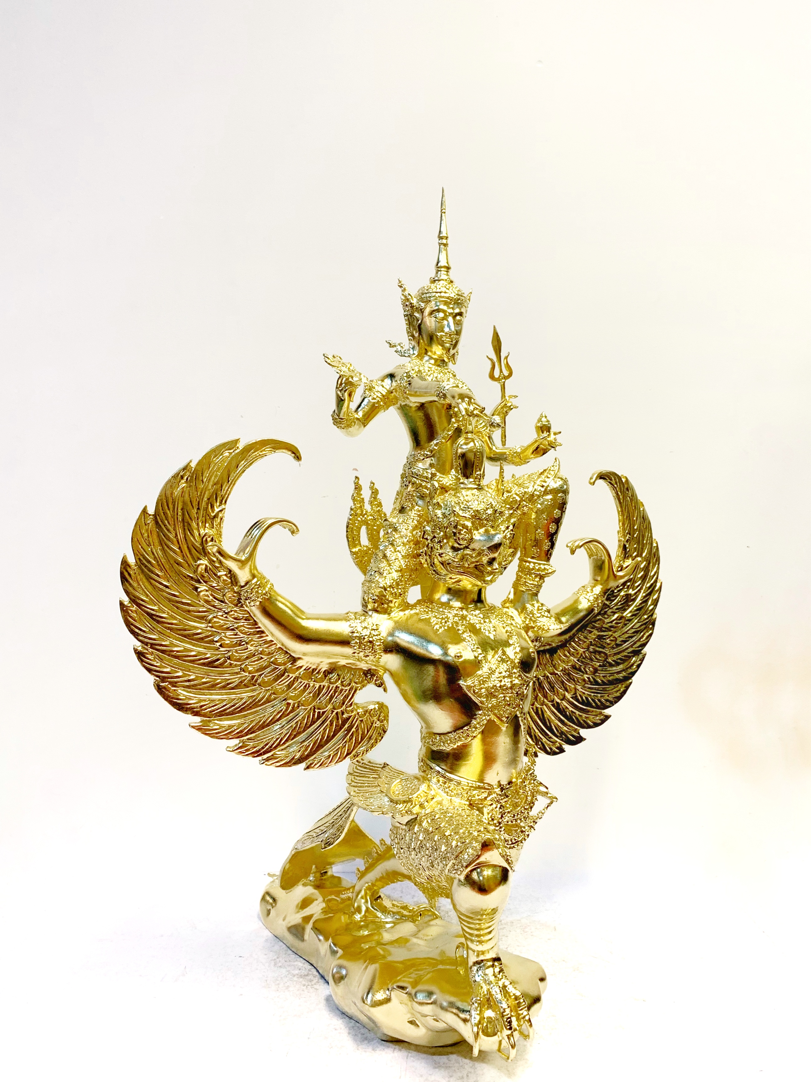 รูปหล่อ พระนารายณ์ทรงครุฑ หน้าตัก 9 นิ้ว