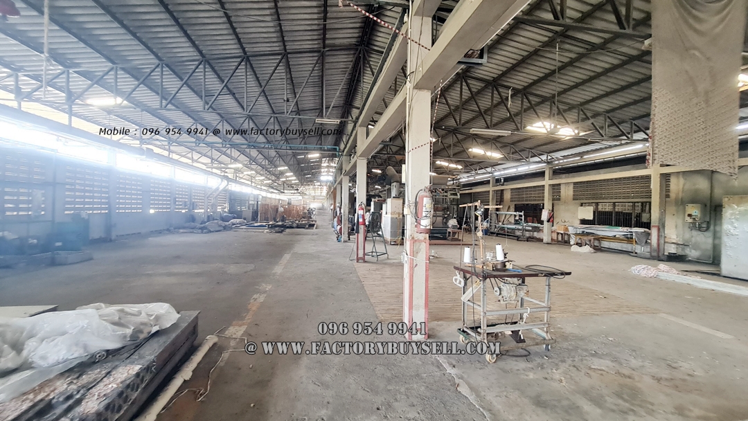ขายโรงงาน 10 ไร่ มีใบ รง.4 อำเภอกระทุ่มแบน จังหวัดสมุทรสาคร Factory for sale, 10 rai, has factory certificate 4, Krathum Baen District. Samut Sakhon Province