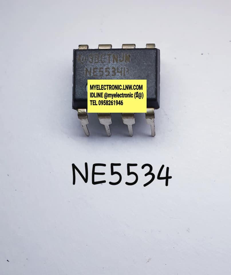 ขาย NE5534P ยี่ห้อTEXAS เท็กซํส ตัวถัง DIP8ขา IC ไอซ๊ NE5534 Pาราคา ตัวละ . . . หน่วย บาท