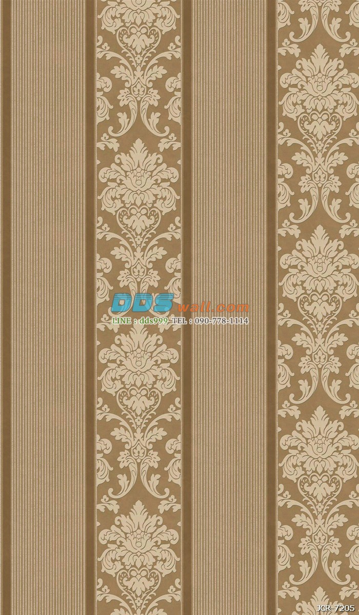 JCOE15-28 ลายหลุยส์ และเส้นทางตรง สีน้ำตาล
