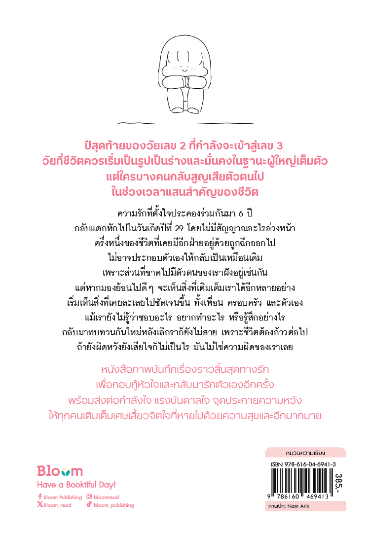 NANMEEBOOKS หนังสือ เธอบอกเลิกฉันในวันเกิดปีที่ 29 : Bloom ฮีลใจ ความเรียง แรงบันดาลใจ