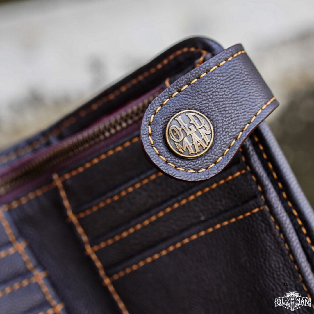 Ledger wallet หนังวัว+หนังแพะ