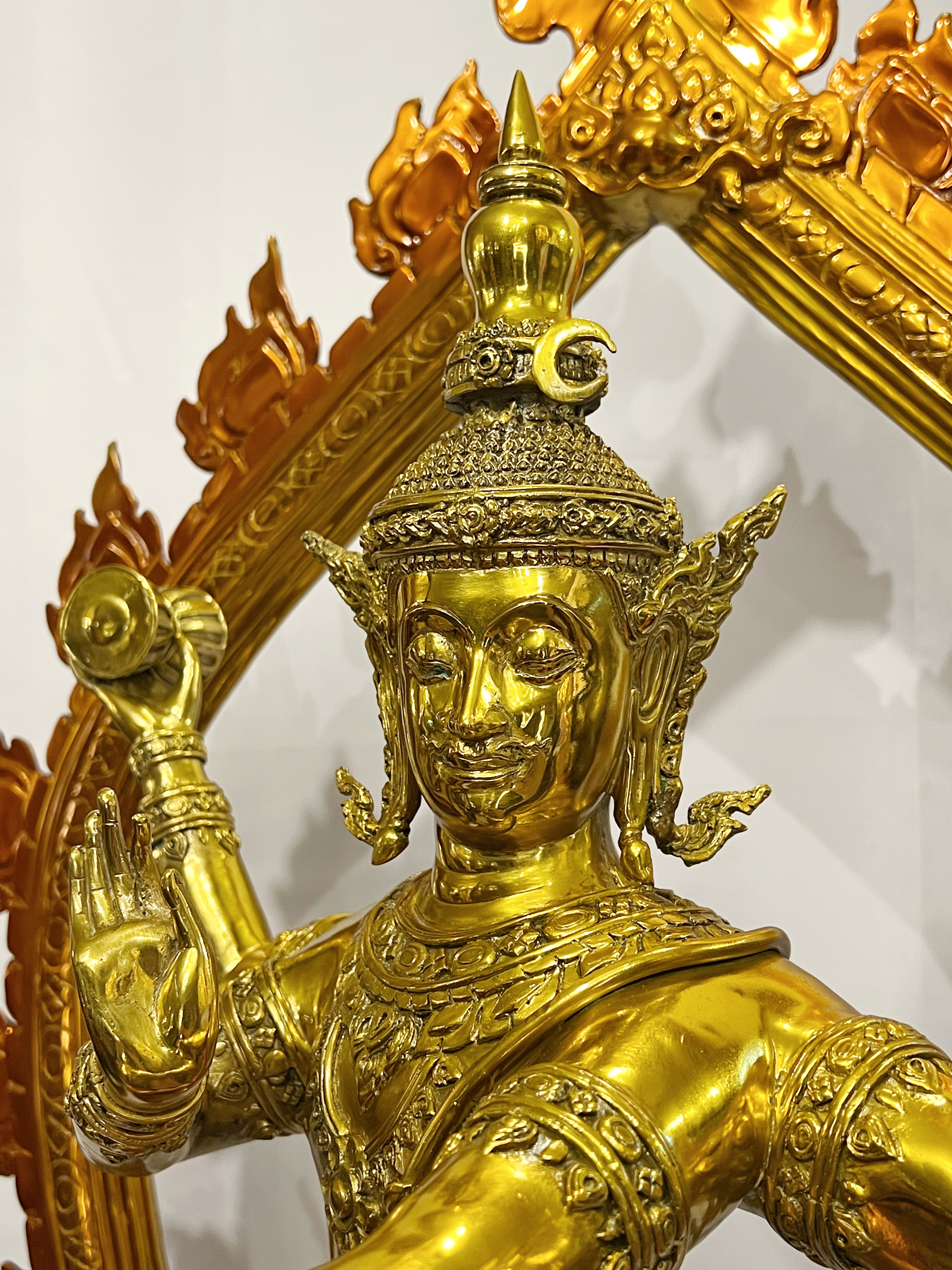 รูปหล่อ พระศิวะมหาเทพ ปางนาฏราชปราบมาร สูง 49 นิ้ว จัดสร้างโดย อาจารย์เก่ง หน้าทอง เรือนเทวาบริรักษ์ ปี 2565