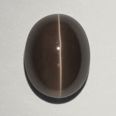 **ขายแล้ว**ซิลลิมาไนท์ตาแมว (Cat's eye Sillimanite) 2.98 กะรัต สีเทา ตาคม