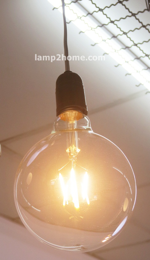 หลอดLED ฟิลาเมนท์ 5w (แบบกลมใส)