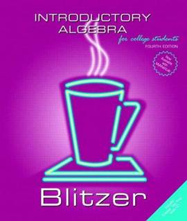 Introductory Algebra 4ED ISBN 9780131492622