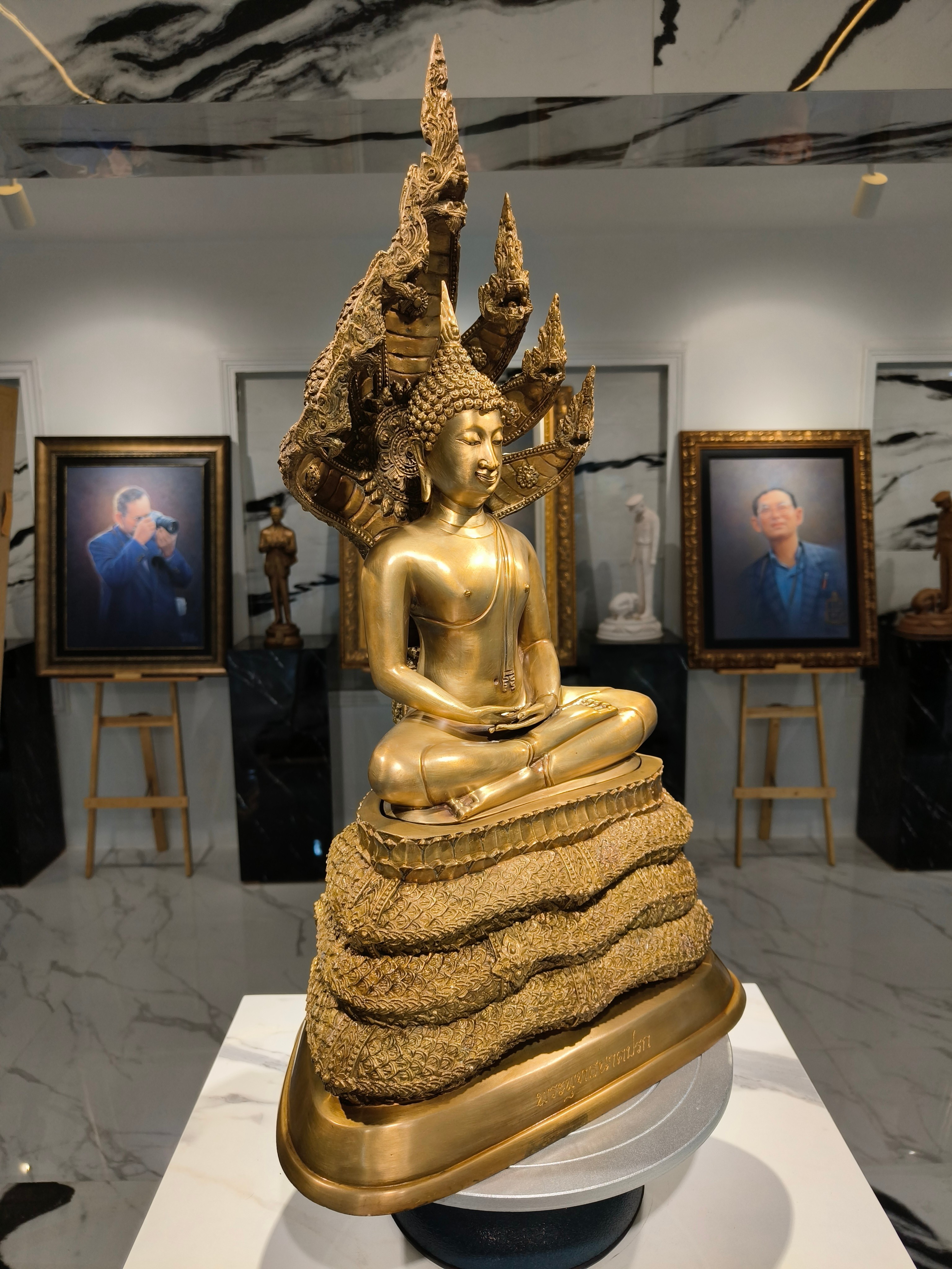 พระพุทธรูป พระนาคปรก หน้าตัก 9 นิ้ว วัดไตรมิตร ปี พ.ศ. 2539