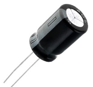 C คาปาซิเตอร์ 3300uF 25V 2000hrs 85°C Size 16x25mm ระยะห่างขา 7.5mm