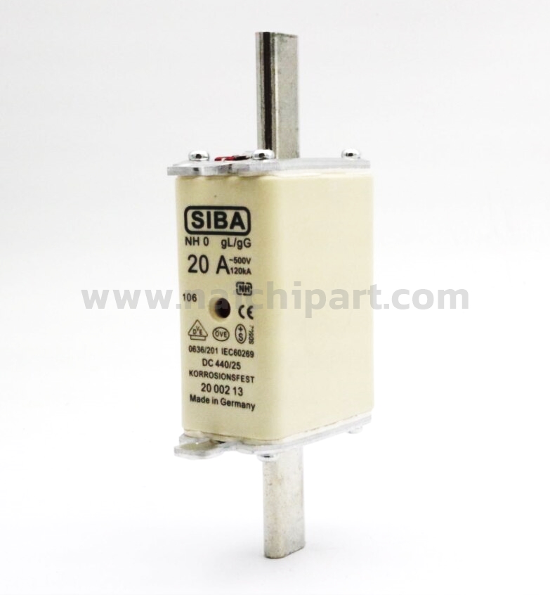 2000213.20 20A 500V , Size NH0 , SIBA (โปรดติดต่อเพื่อรับราคาพิเศษ)