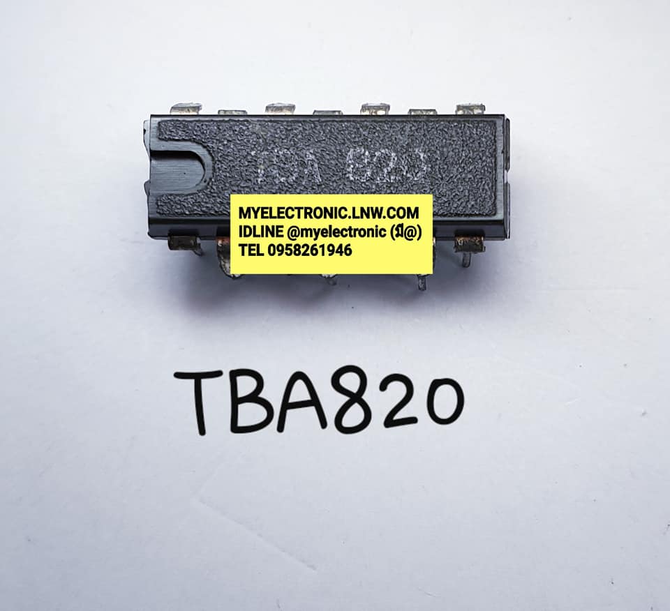 TBA820ยี่ห้อตัวถังDIP14ขาราคาตัวละบาท