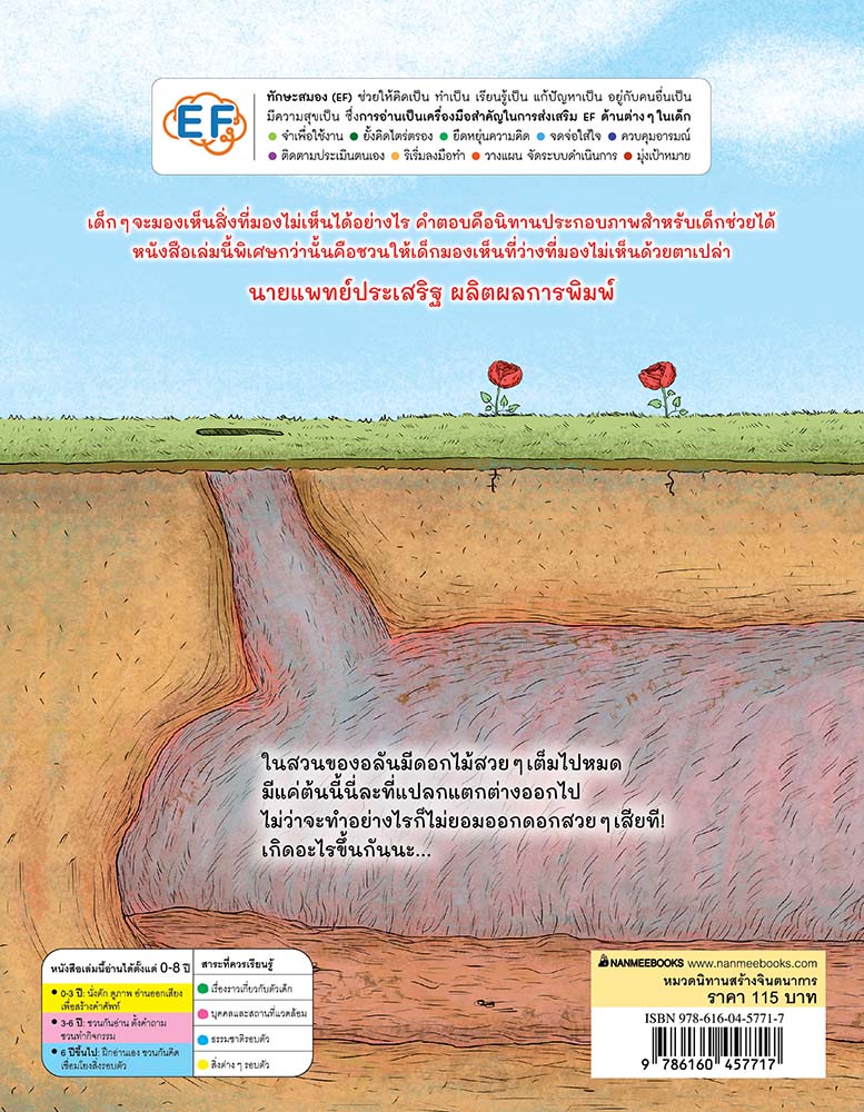 NANMEEBOOKS หนังสือ ทำไมเธอไม่ออกดอกสักที : นิทาน