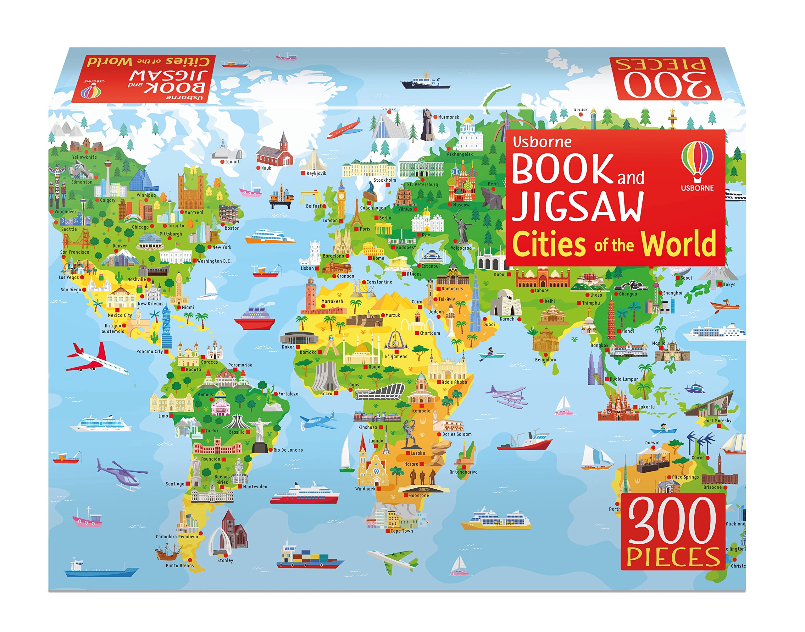 BOOK AND JIGSAW: CITIES OF THE WORLD