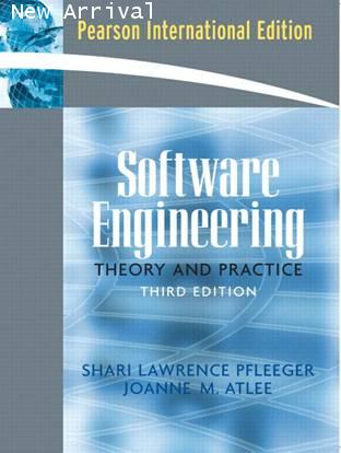 SOFTWARE ENGINEERING: THEORY AND PRACTICE (IE) 3E