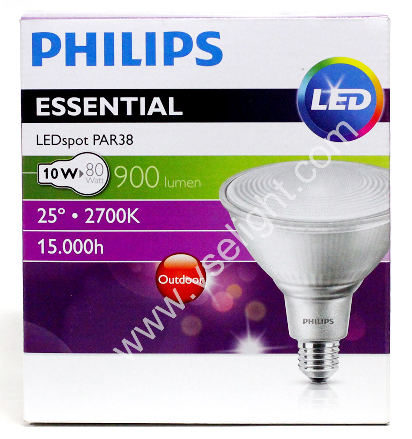 หลอด Essential LEDspot PAR38 Philips 10W 2700K