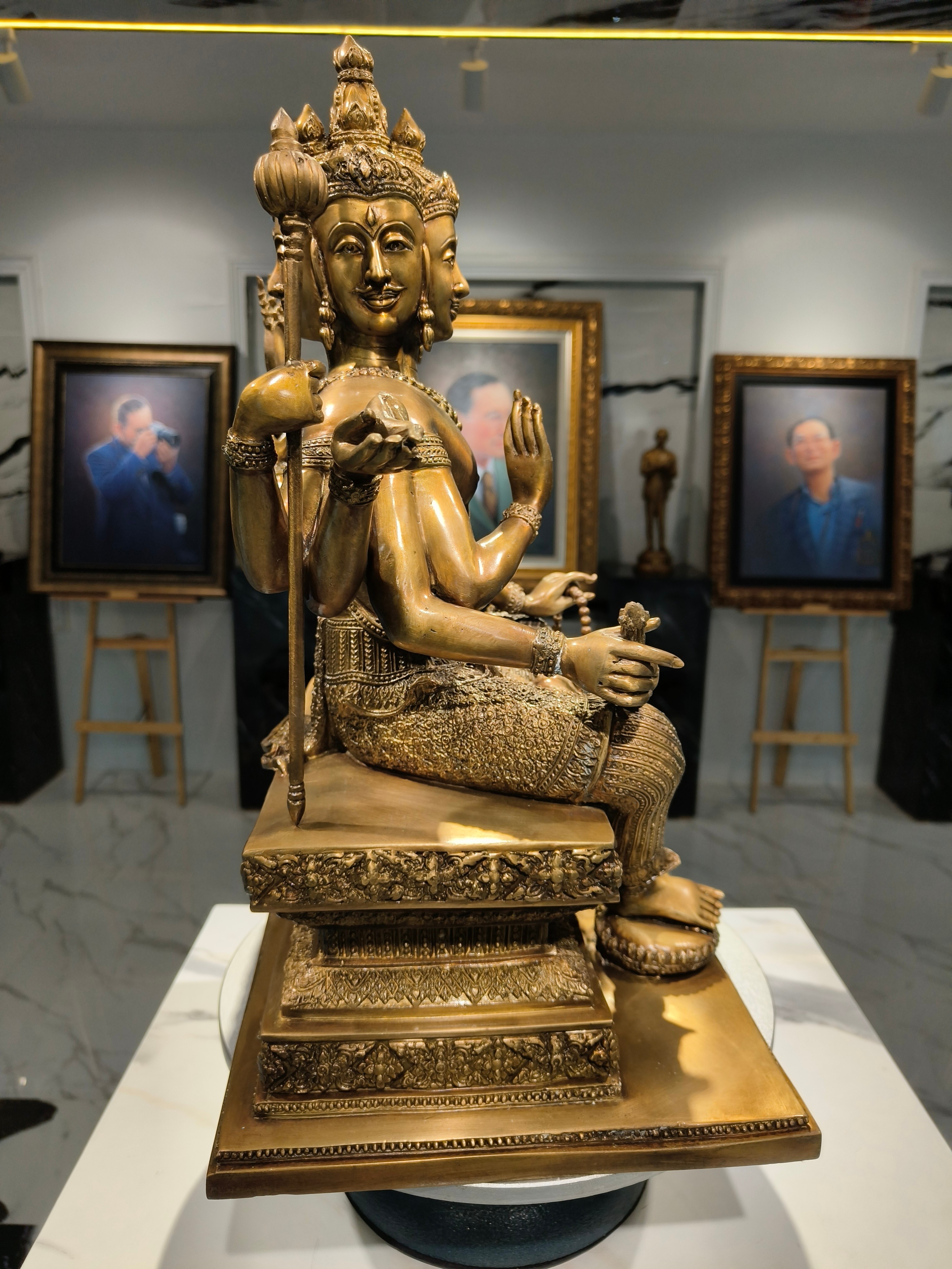 รูปหล่อ พระพรหม หน้าตัก 9 นิ้ว ปั้นต้นแบบโดยอาจารย์กรมศิลปากร