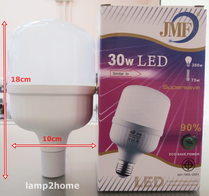 หลอด LED ทรงกระบอก (หลอดตลาดนัด)
