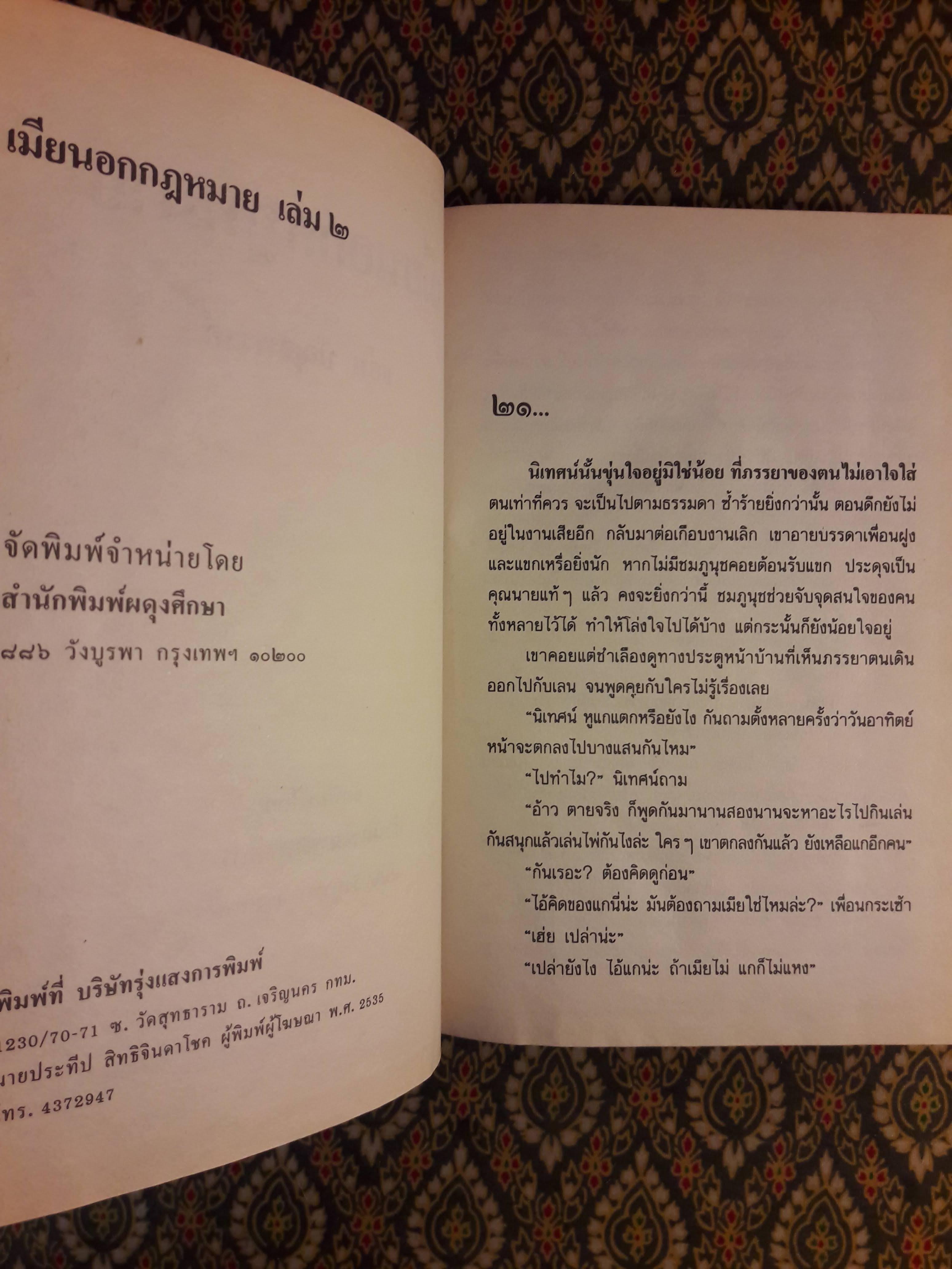 เมียนอกกฎหมาย (2 เล่มจบ)