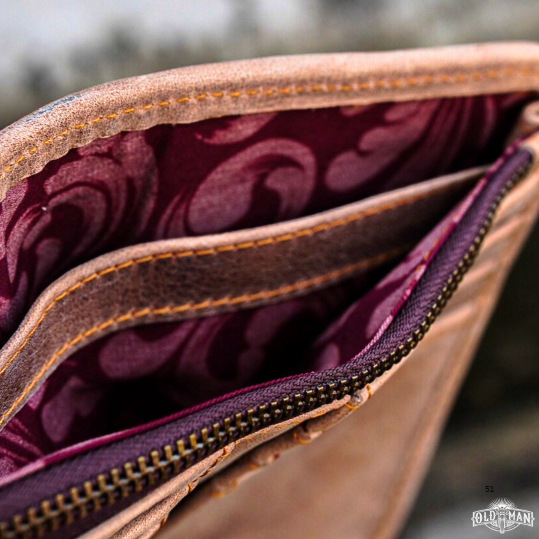 Ledger wallet หนังวัว+หนังแกะ