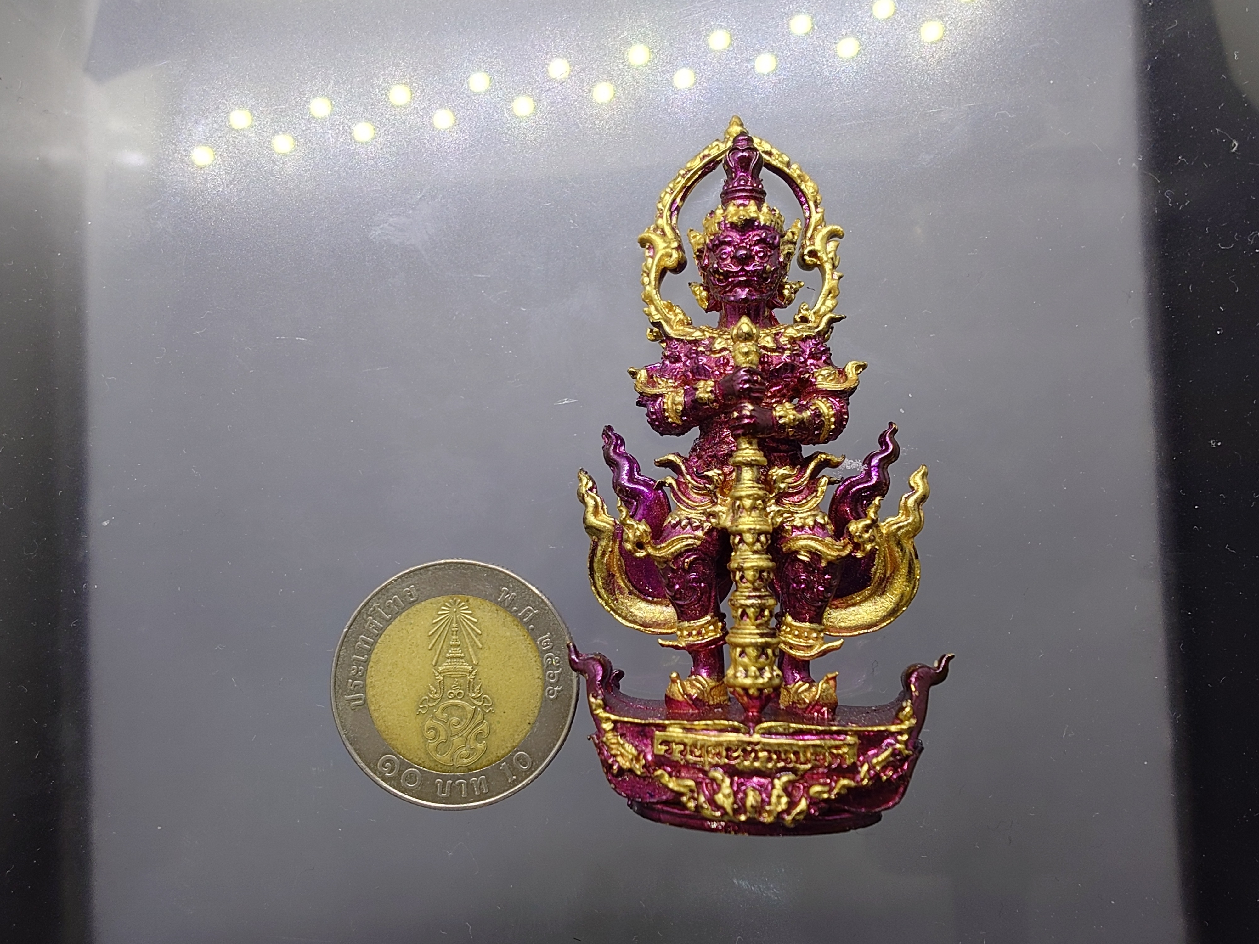 ท้าวเวสสุวรรณ รุ่นรวยสะท้านปฐพี ขนาดสูง 7.5 ซ.ม.หลวงปู่มหาศิลา สิริจันโท ร่วมพุทธาภิเษก (ซีลเดิม ลุ้นเนื้อ) วัดโพธิ์ศรีสะอาด จัดสร้าง ปี2568