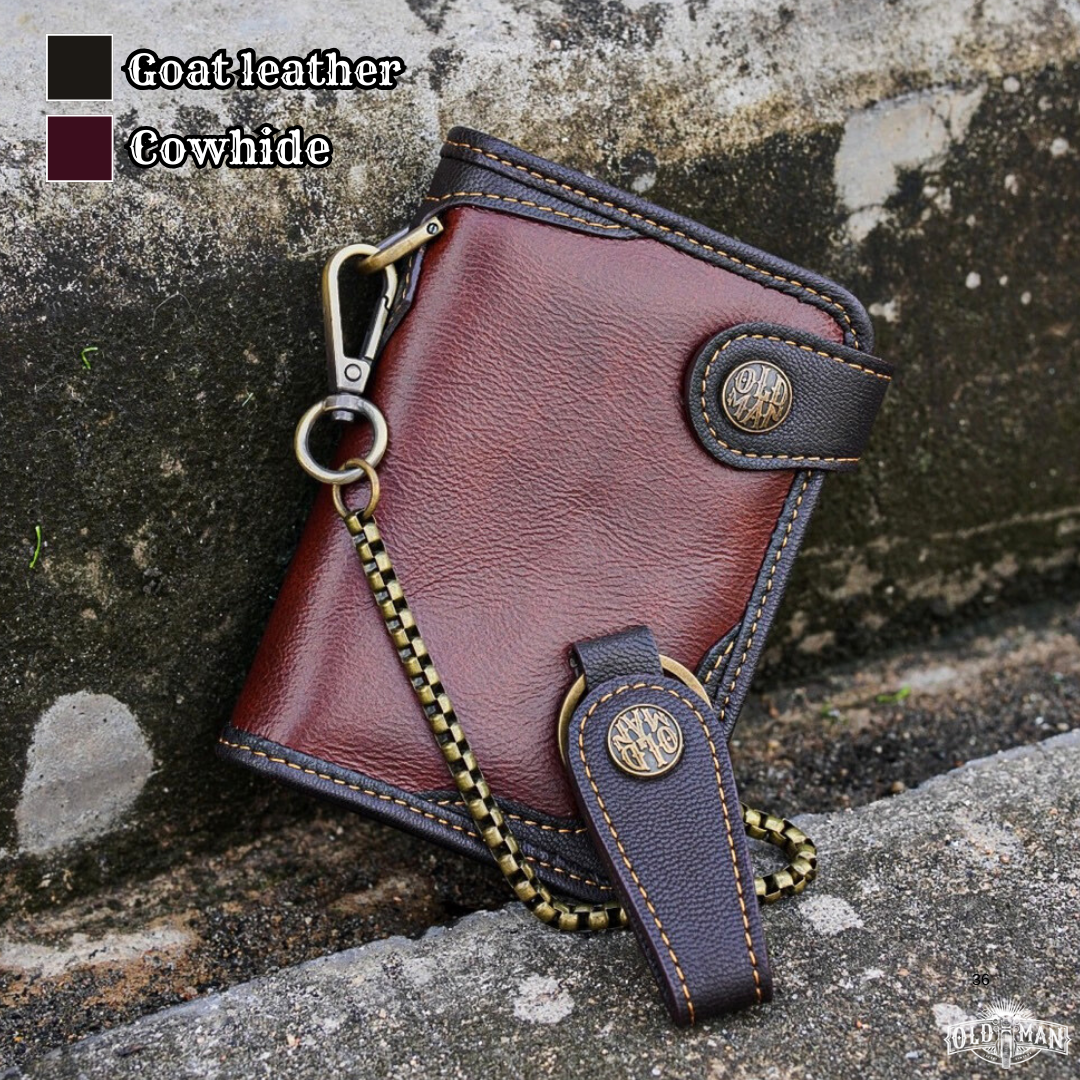 Ledger wallet หนังวัว+หนังแพะ