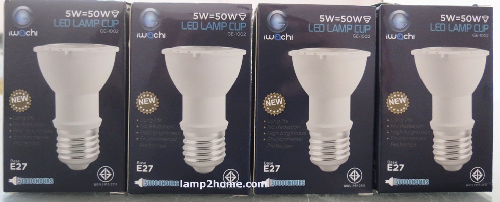 หลอดLED Hi-power ขั้ว E27 (220v 5w) แสงขาว/แสงเหลือง
