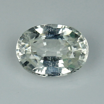 เพทายสีขาว (White Zircon) 1.31 กะรัต รูปไข่