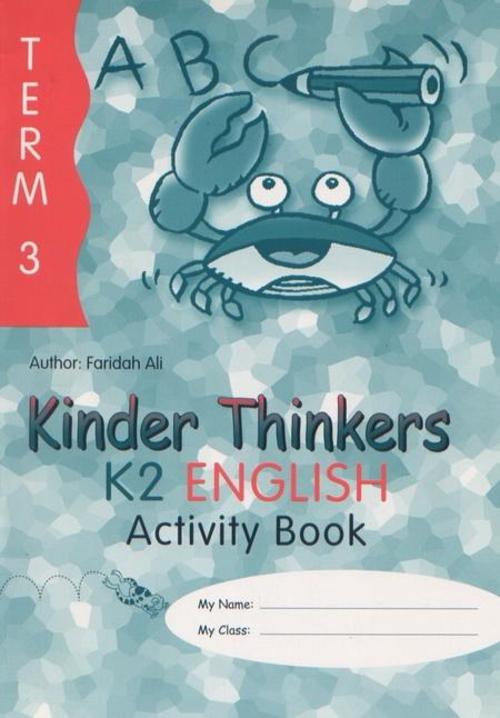 แบบฝึกหัดวิชาภาษาอังกฤษอนุบาล 3 Kinder Thinkers K2 English Term 3 Activity Book