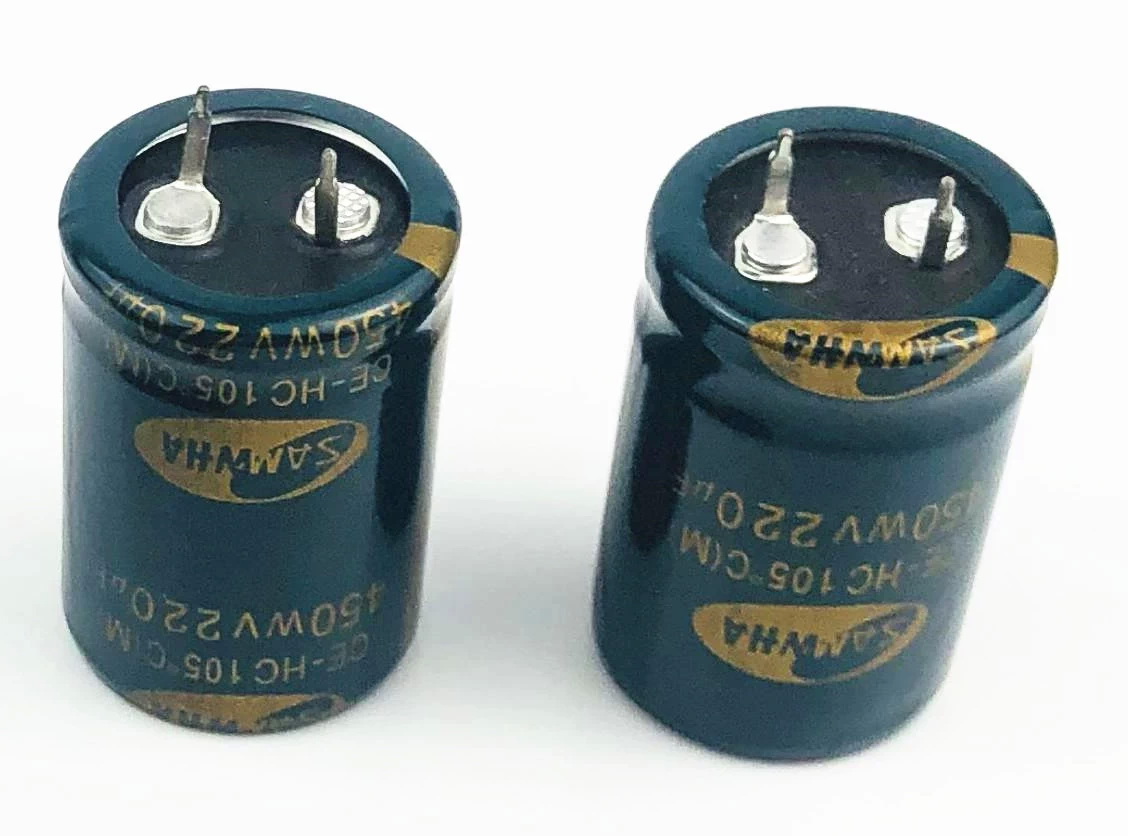 คาปาซิเตอร์ แบบขาเสียบ 220uF 450V Size 30x40mm (Capacitor Snap-In)