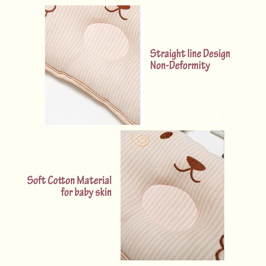 Muisungshop ✿ หมอนหัวทุย กันหัวแบน หัวสวย แถมผ้า BIBS มูลค่า 13 บาทฟรี ✿