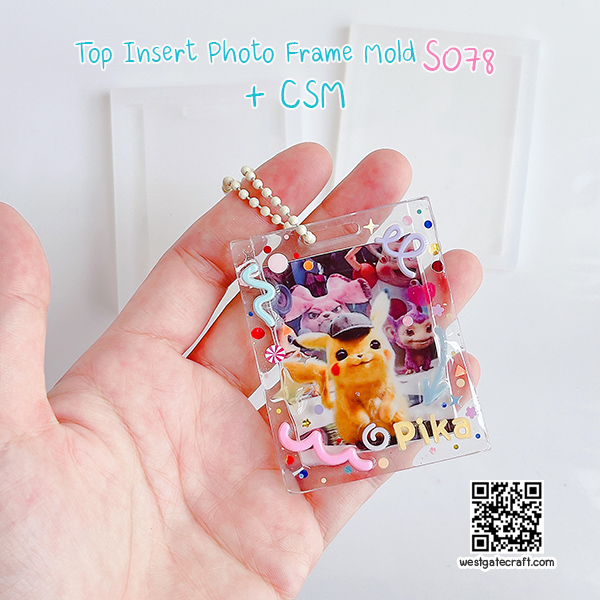 แม่พิมพ์ซิลิโคน S078 Top Insert Photo Frame Mold + CSM
